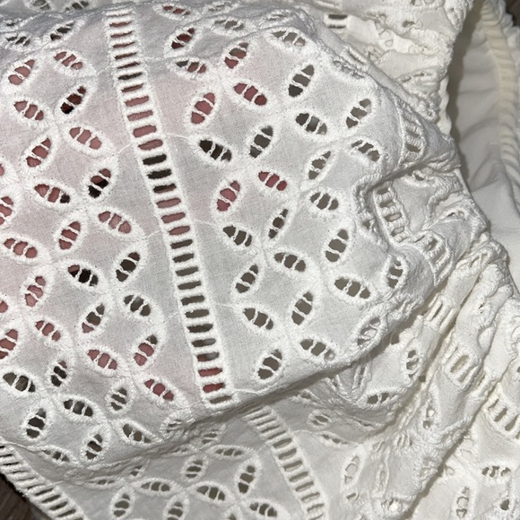 NWT Abercrombie and Fitch one shoulder eyelet ruffle dress white size XS - Picture 11 of 11